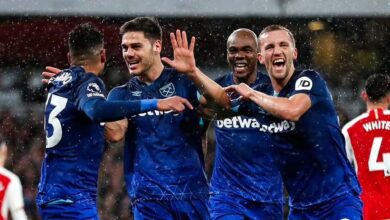 West Ham United Kalahkan Arsenal 2-0 di Penutup Tahun