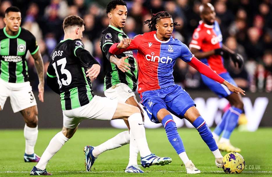 Crystal Palace Ditahan Imbang 1-1 Melawan Brighton