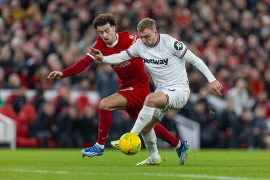 Liverpool Beri Kekalahan Telak West Ham United 5-1