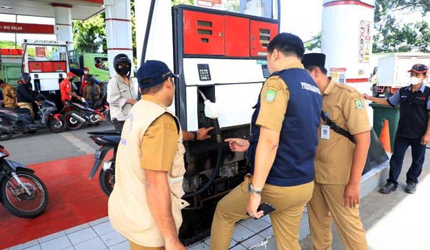 Pemkot Tangerang Periksa Sistem Penakaran di 4 SPBU