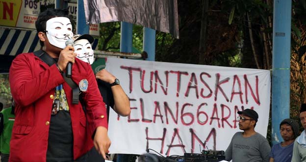 Aliansi Mahasiswa Banten Gelar Aksi Mimbar Bebas di Cikokol