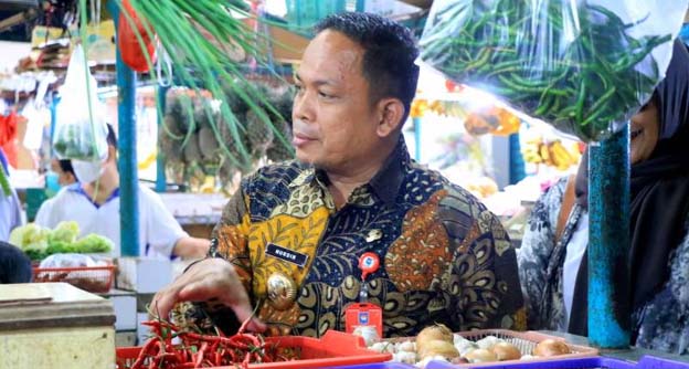 Pj Walikota Nurdin Pastikan Stok dan Harga Pangan Aman