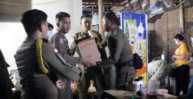 Satpol PP Kota Tangerang Gelar Operasi Penertiban Miras