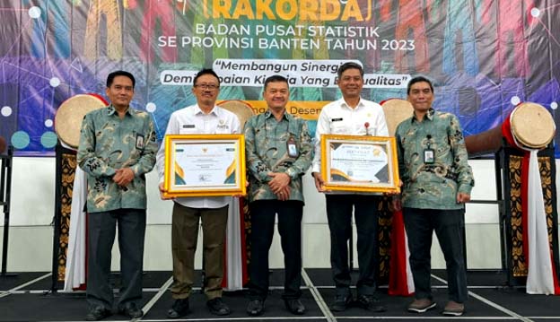 Pemkab Tangerang Raih Penghargaan Statistik Sektoral Terbaik Se-Banten