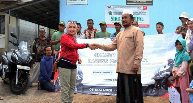 Wahana Honda Adakan Charity Touring Renovasi Sekolah