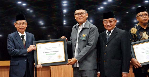 BAZNAS Kota Tangerang Raih Dua Penghargaan Baznas Banten Award