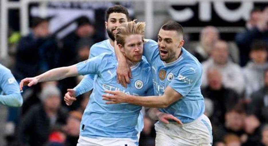 Manchester City Meraih Kemenangan 2-3 Atas Newcastle United