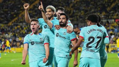 Penalti Ilkay Gundogan Bawa Barcelona Menang 2-1 Atas Las Palmas