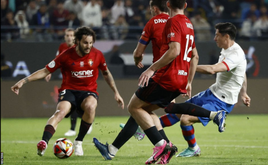 Barcelona Mengalahkan Osasuna 2-0 untuk Final Supercopa