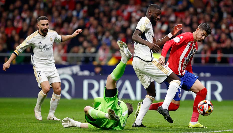 Atletico Madrid Kalahkan Real Madrid 4-2 Saat Ekstra Time