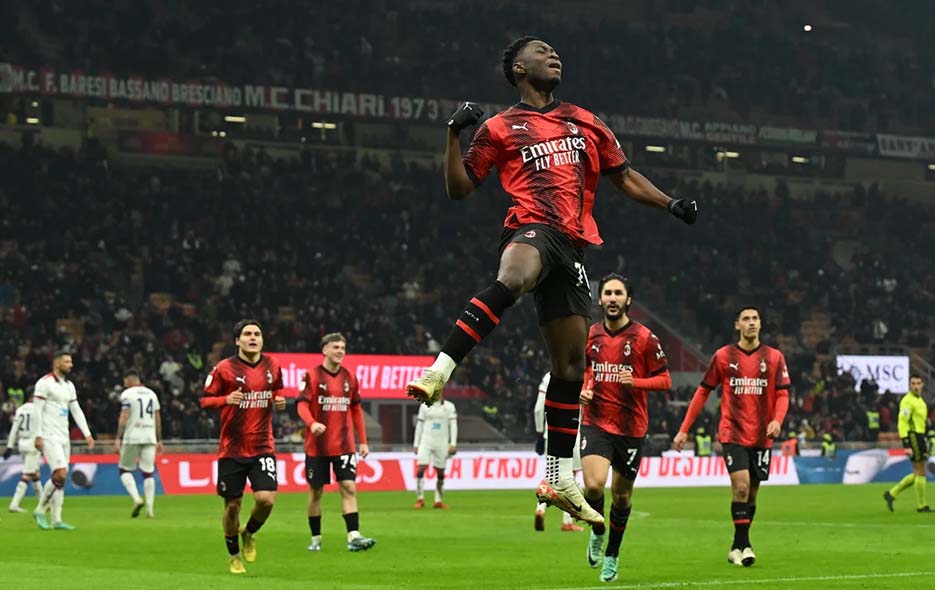 AC Milan Memulai Awal 2024 dengan Kemenangan 4-1 Atas Caliagri