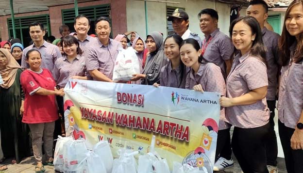 Yayasan Wahana Artha Salurkan Bantuan Sosial Capai Rp1 Miliar