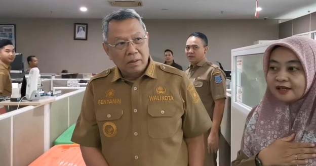 Sidak Hari Pertama, Benyamin: Tingkat Kehadiran 98 Persen Lebih