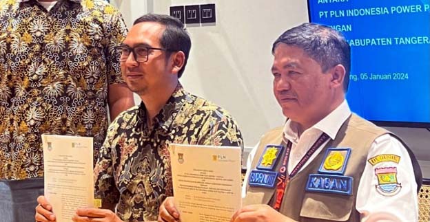 Pemkab Tangerang Teken Kerja Sama dengan PT PLN IP