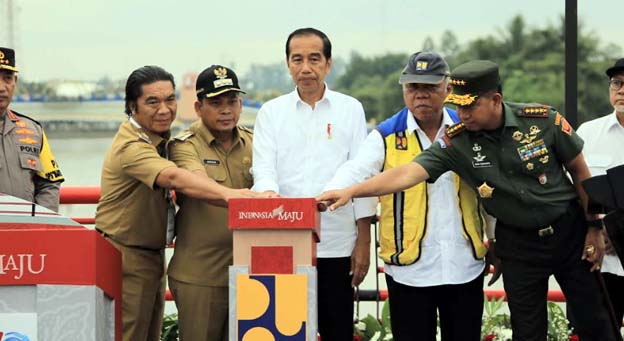 Presiden Resmikan Jembatan Cisadane A dan B Kota Tangerang