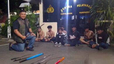 Polsek Jatiuwung Amankan 12 Remaja Hendak Tawuran di Cibodas