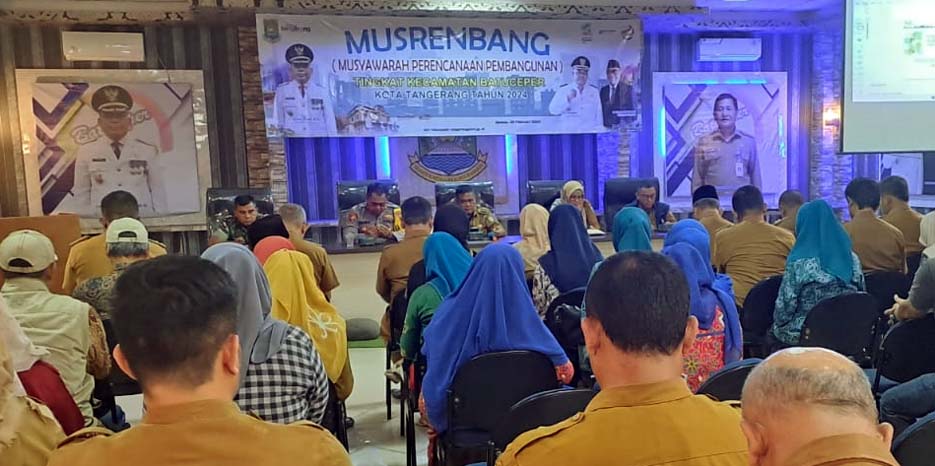 Gelar Musrenbang Tahun 2024, Kecamatan Batuceper Prioritaskan Sarana dan Prasarana