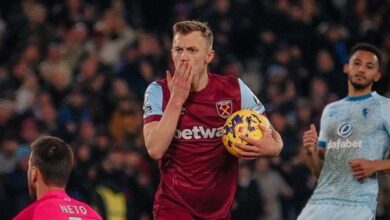 West Ham United Membuat Hasil Imbang 1-1 Melawan Bournemouth