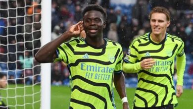 Dua Gol Bukayo Saka Bantu Arsenal Kalahkan Burnley 5-0