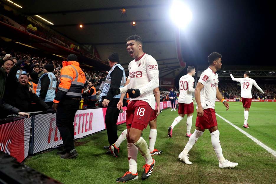 Casemiro Mencetak Gol Kemenangan Man Utd 1-0 Atas Forest