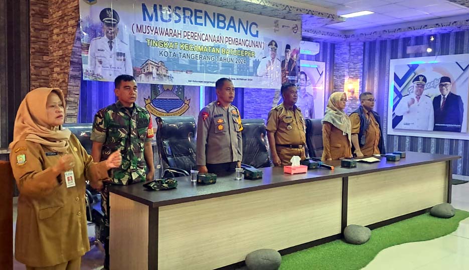 Gelar Musrenbang Tahun 2024, Kecamatan Batuceper Prioritaskan Sarana dan Prasarana