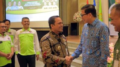 Pj Walikota Nurdin Buka Muscab Serikat Pekerja KEP KSPSI