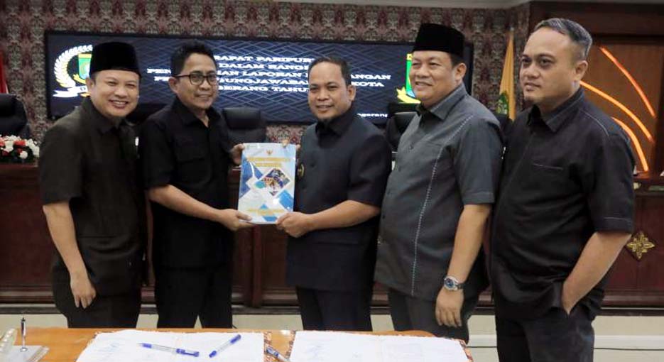 Paripurna LKPj, Pj Sampaikan Capaian Pemkot Tangerang Tahun 2023