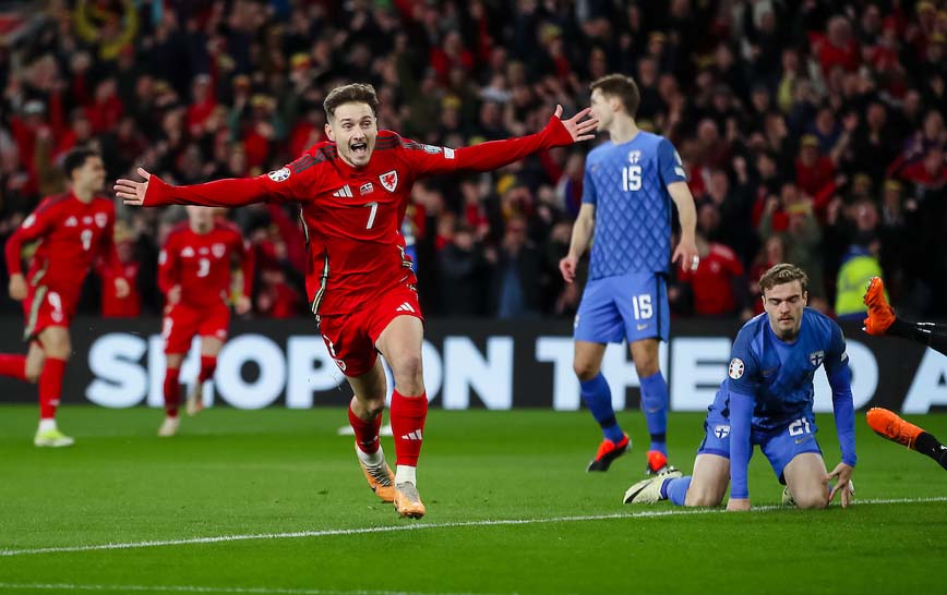 Wales 4-1 Finlandia: Selangkah Lagi Cymru Lolos ke EURO 2024