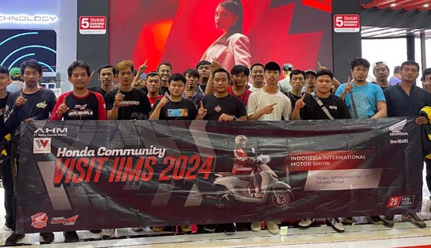 WMS Kumpulkan Anggota Komunitas Motor Honda ke IIMS 2024