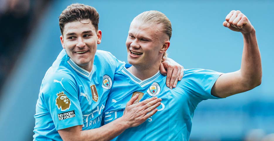 Man City Naik ke Puncak Liga Premier Mengalahkan Luton Town 5-1