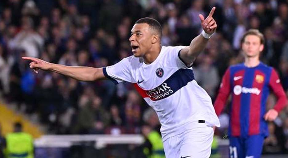 Dua Gol Kylian Mbappe Bawa PSG Kalahkan Barcelona 4-1 (Agg. 4-6)