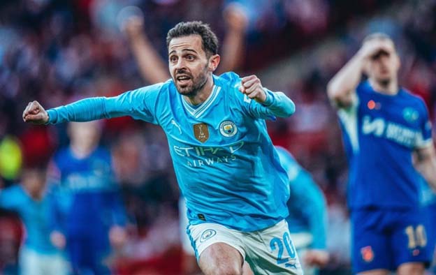 Gol Telat Bernardo Silva Bawa Manchester City Mengalahkan Chelsea 1-0