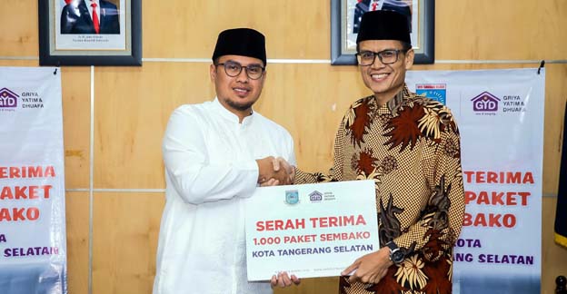 Pilar Bersama LAZ Griya Yatim dan Dhuafa Serahkan Sembako