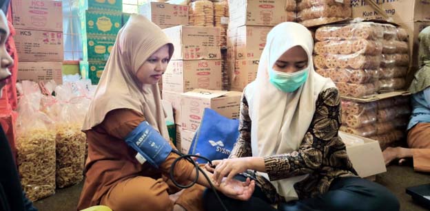 Puskesmas Cikuya Gelar Upaya Kesehatan Kerja di Solear