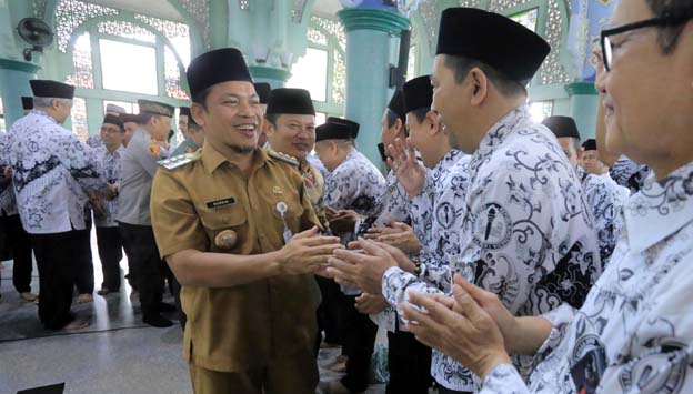 Pj Walikota Nurdin Hadiri Kegiatan Halal Bihalal PGRI Kota Tangerang