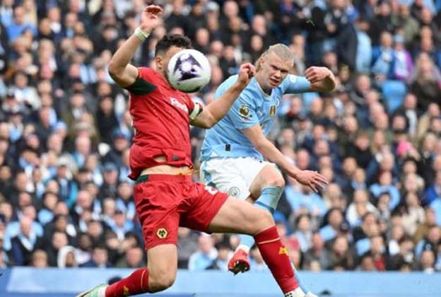 Erling Haaland Mencetak Empat Gol Man City 5-1 Atas Wolves