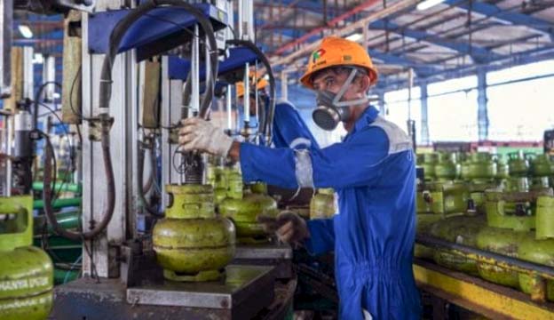 Mendag Bersama Pertamina Pastikan Isi gas LPG Sesuai Takaran