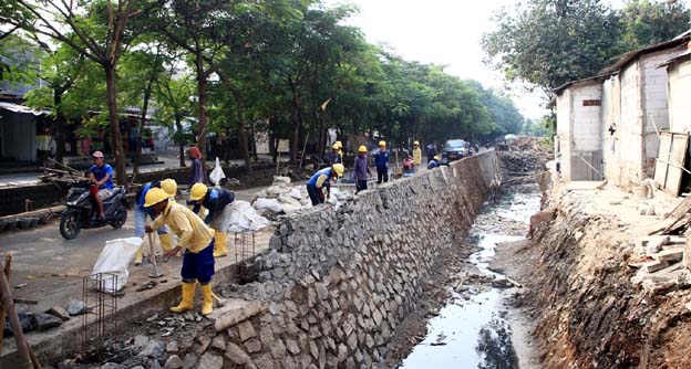 Pemkot Tangerang Percepat Normalisasi Drainase Pasar Sipon