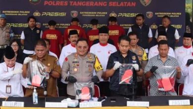 Polres Tangsel Tangkap 4 Pelaku Penganiayaan di Babakan Setu