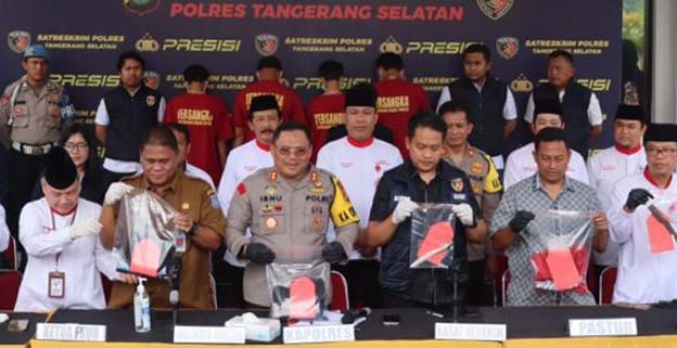 Polres Tangsel Tangkap 4 Pelaku Penganiayaan di Babakan Setu