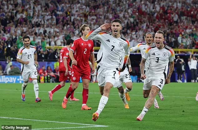 Jerman Kalahkan Denmark 2-0 dan Melaju ke Perempat Final