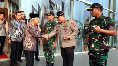 Personel TNI-Polri Amankan Kunjungan Wapres RI di ICE BSD