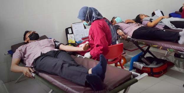 WAG Bersama PMI Gelar Donor Darah di Rumah Sehat Wahana Jatake