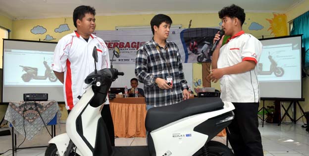 Para Pelajar Apresiasi Ikut Kegiatan Astra Honda Berbagi Ilmu