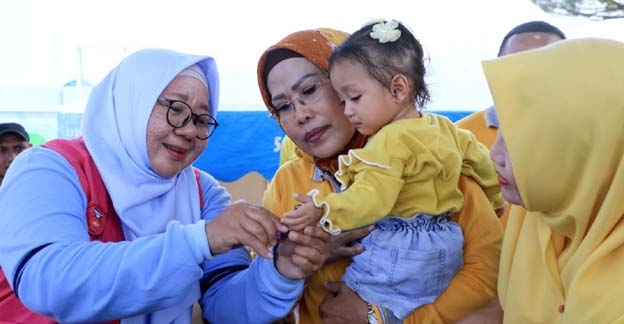 Capaian PIN polio di Kabupaten Serang Capai 16 Persen