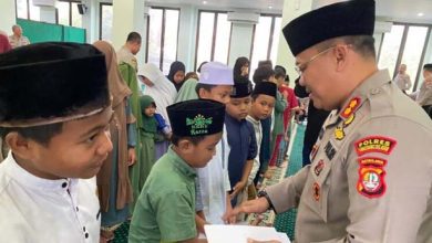 1 Muharram 1446 H, Polres Tangsel Gelar Santunan Anak Yatim