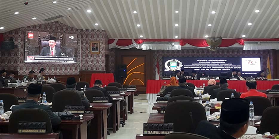 Dengarkan Pidato Presiden, DPRD Gelar Rapat Paripurna HUT ke-79 RI