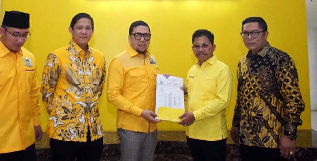 Sachrudin-Maryono Terima Rekomendasi DPP Partai Golkar