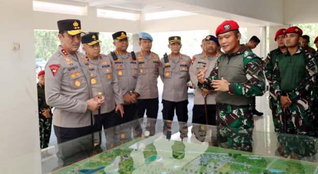 Sinegritas TNI-Polri, Kapolda Banten Kunjungi Grup I Kopassus