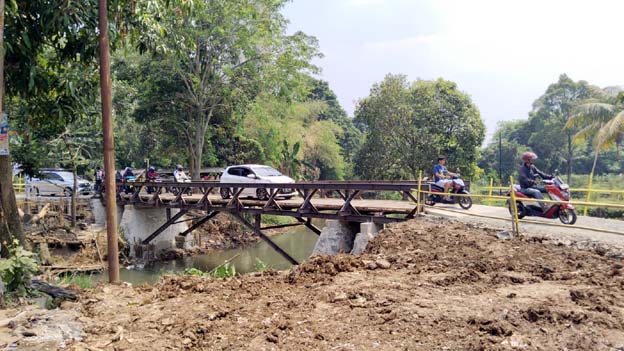 Pemkot Tangsel Mulai Rekonstruksi Jembatan Kali Angke
